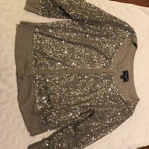Cardigan with sequins